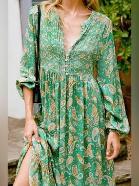 Arnhem Oman Sundress in Forest Size AU 12/ L